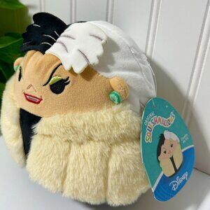 Squishmallow Disney Villains 6” Cruella de Plush 101 Dalmatians  NWT